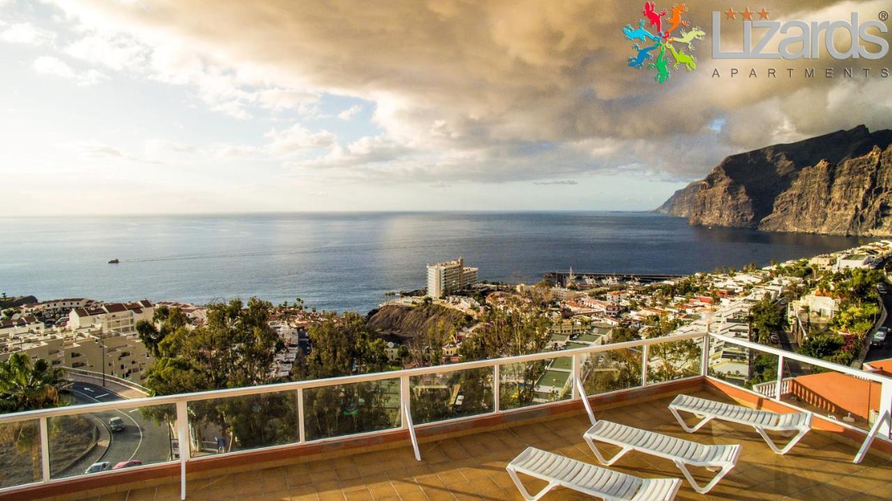 7Lizards - Ocean View Apartments Puerto de Santiago  Luaran gambar