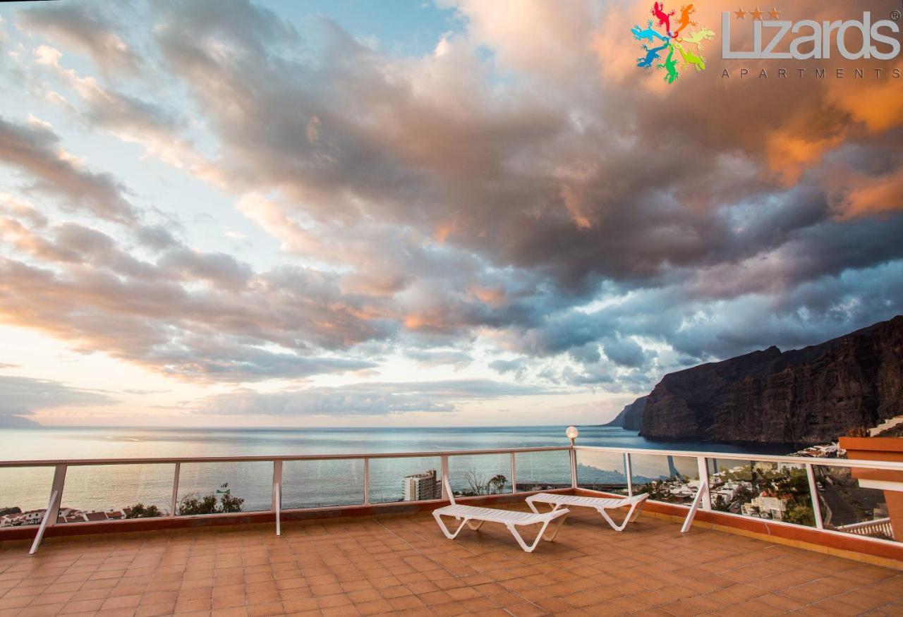 7Lizards - Ocean View Apartments Puerto de Santiago  Luaran gambar
