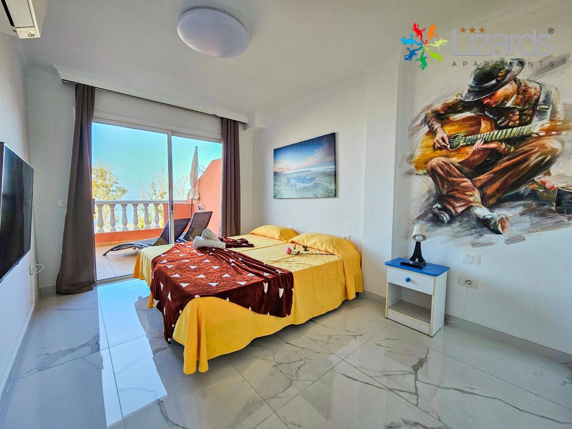 7Lizards - Ocean View Apartments Puerto de Santiago  Luaran gambar