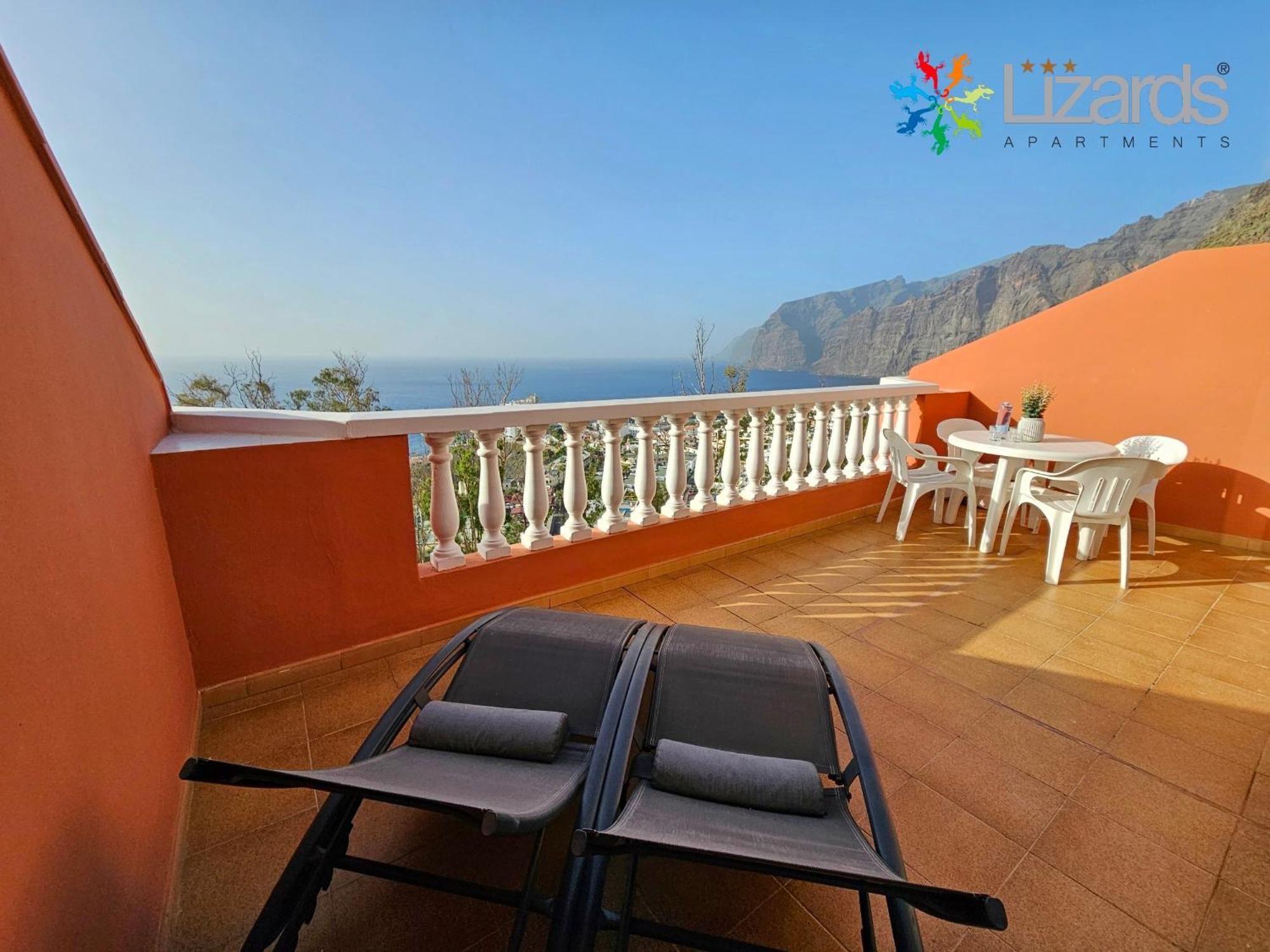 7Lizards - Ocean View Apartments Puerto de Santiago  Luaran gambar