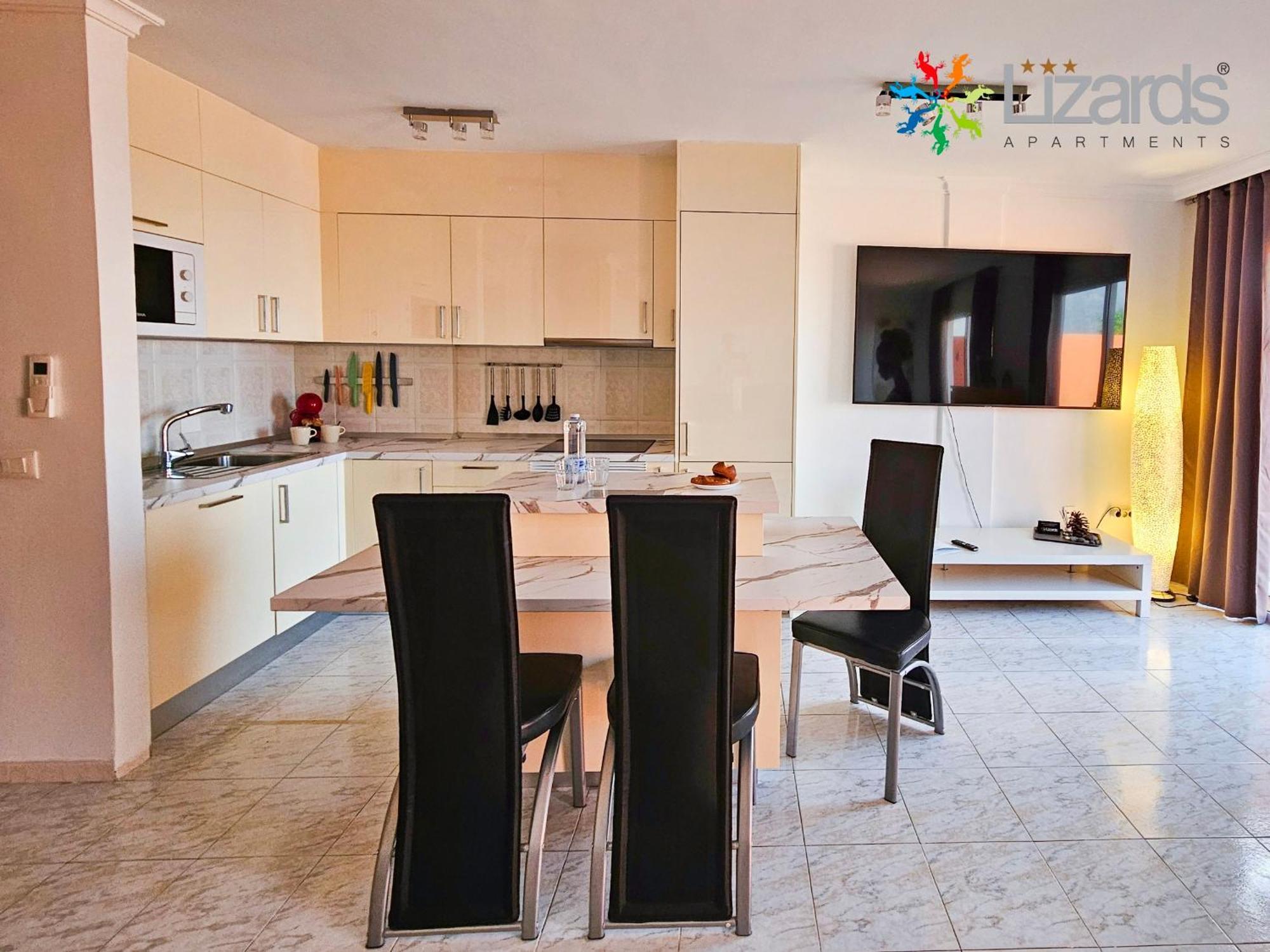 7Lizards - Ocean View Apartments Puerto de Santiago  Luaran gambar