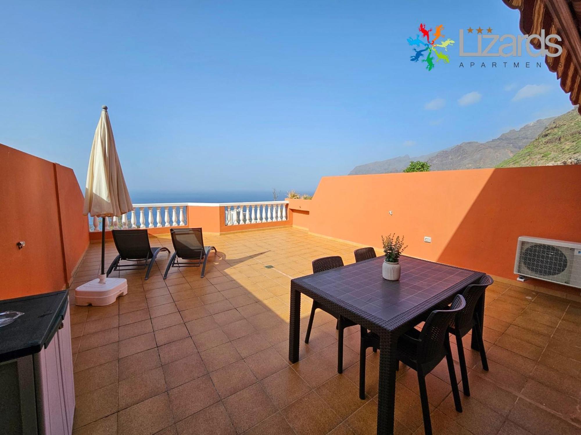 7Lizards - Ocean View Apartments Puerto de Santiago  Luaran gambar