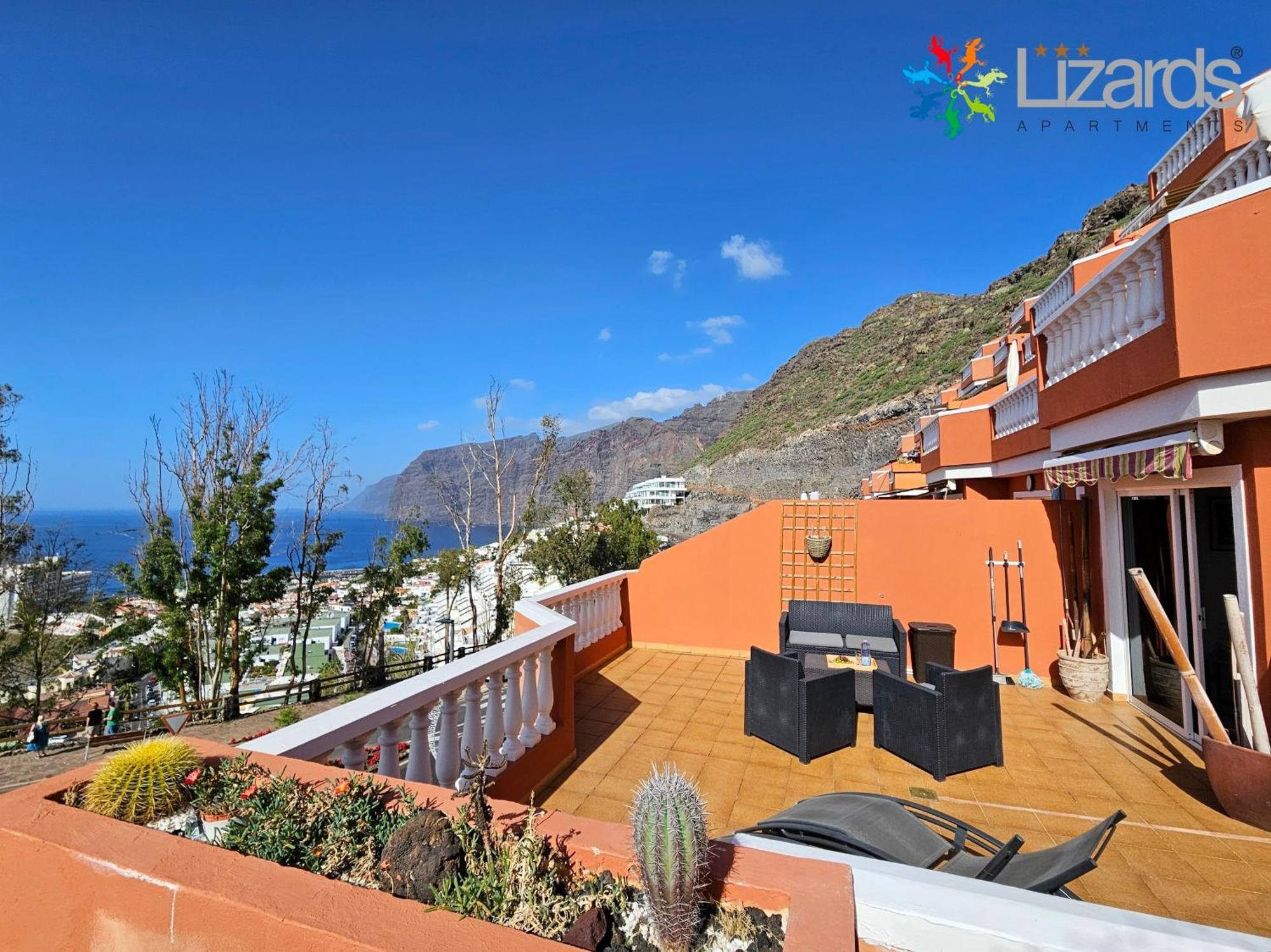 7Lizards - Ocean View Apartments Puerto de Santiago  Luaran gambar