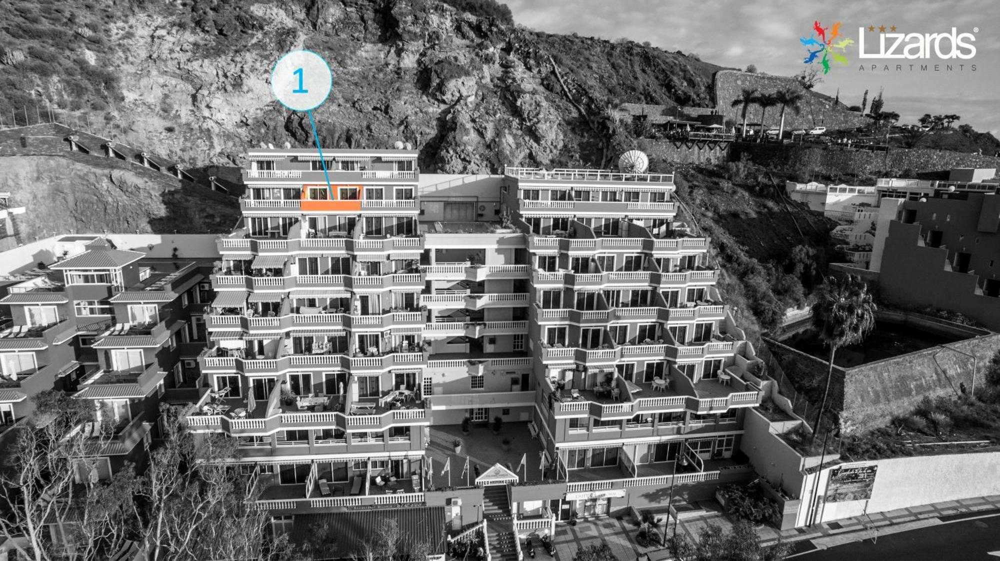7Lizards - Ocean View Apartments Puerto de Santiago  Bilik gambar